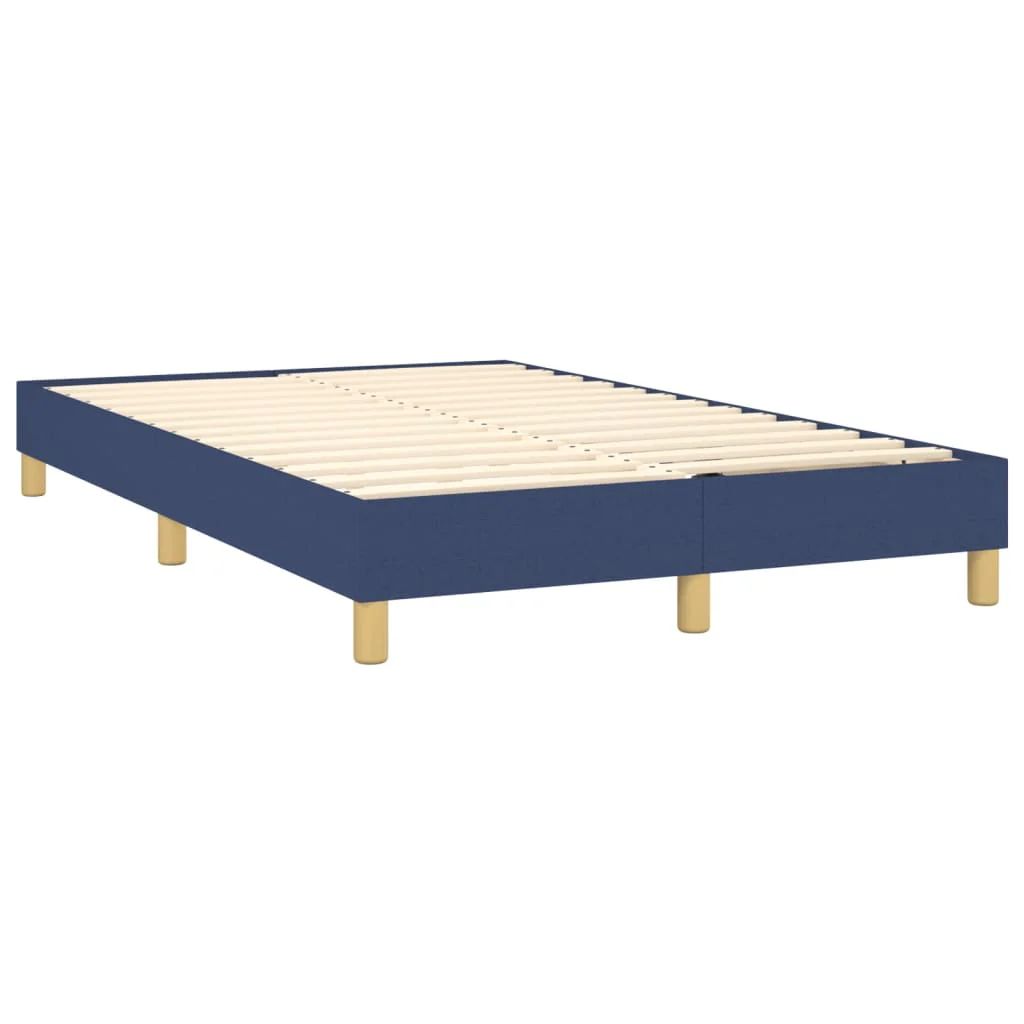 Boxspring sengeramme 120x200 cm stof blå - Image 4