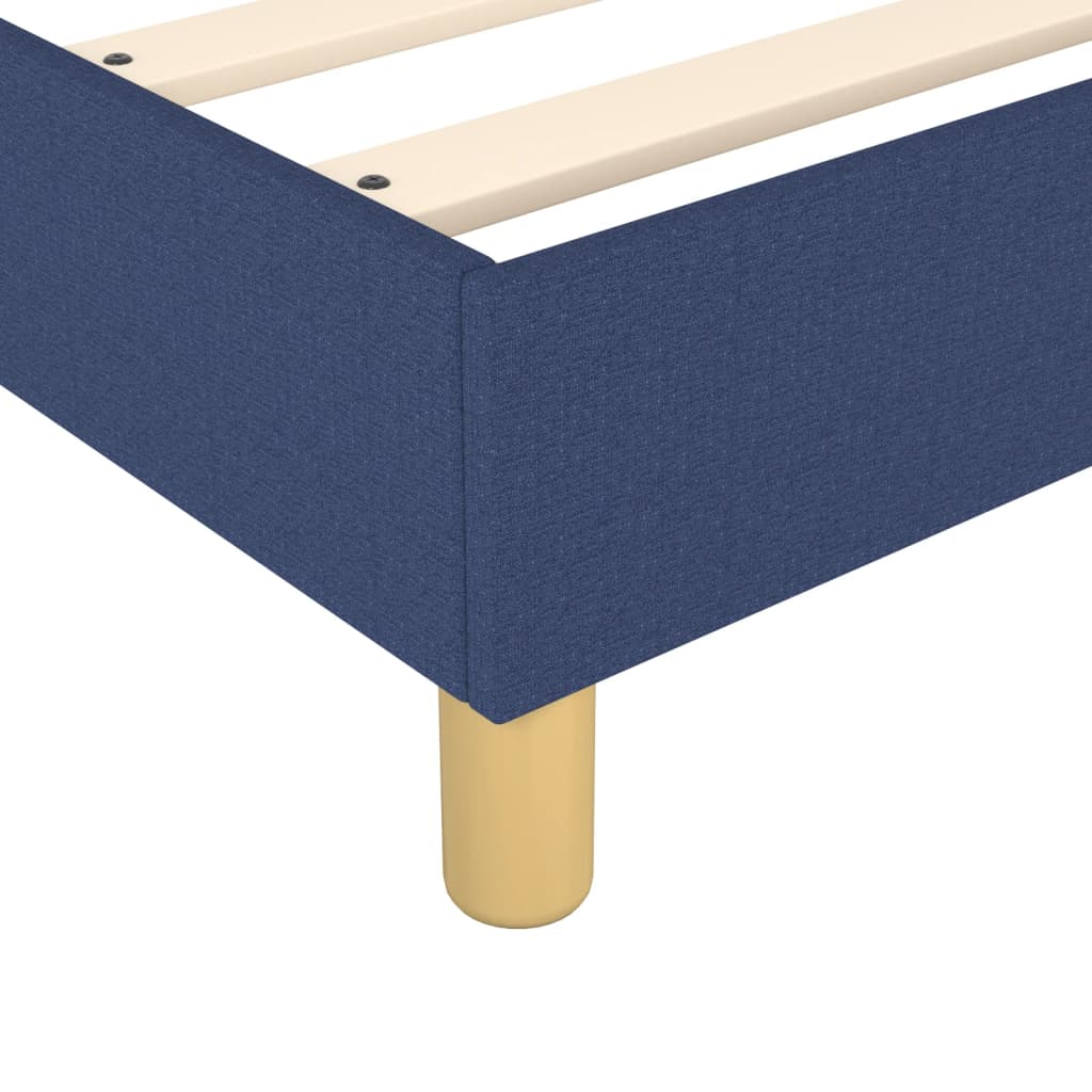 Boxspring sengeramme 120x200 cm stof blå - Image 7