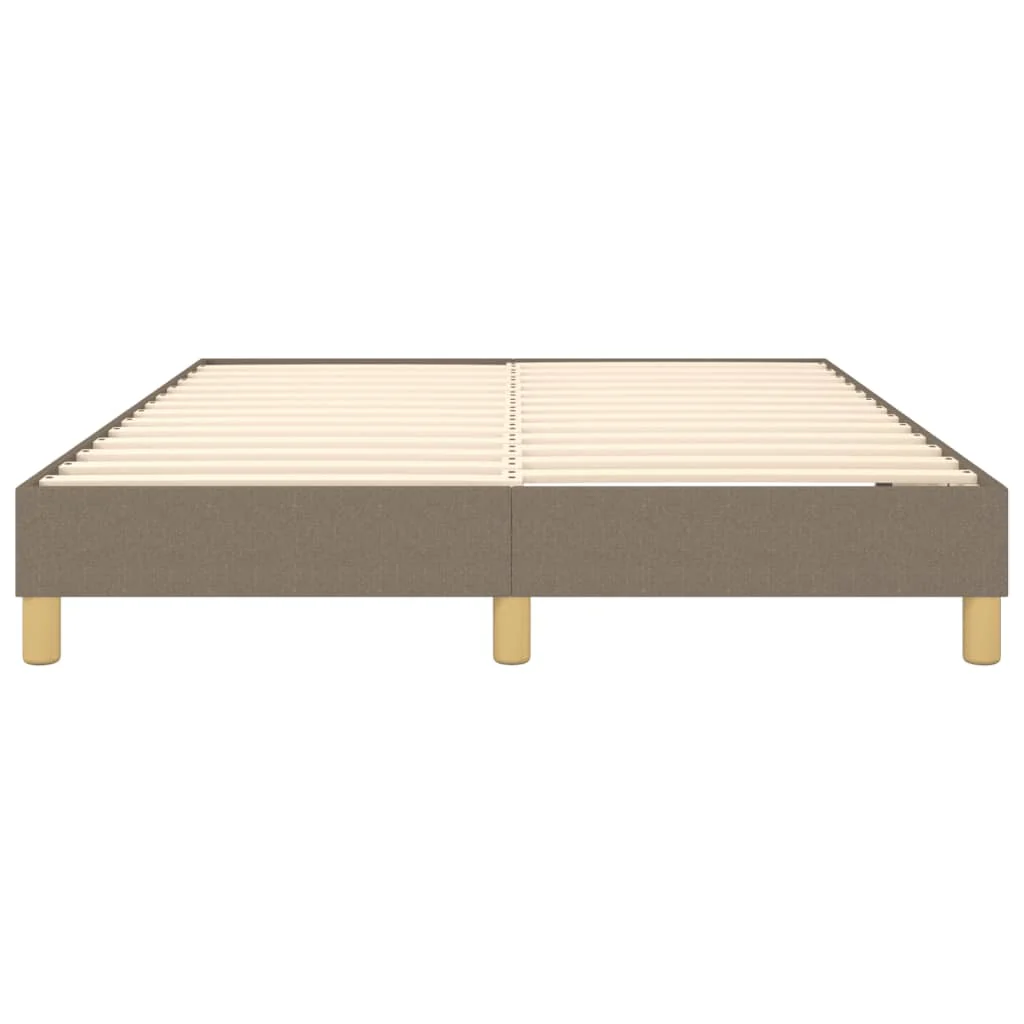 Boxspring sengeramme 140x200 cm stof gråbrun - Image 5