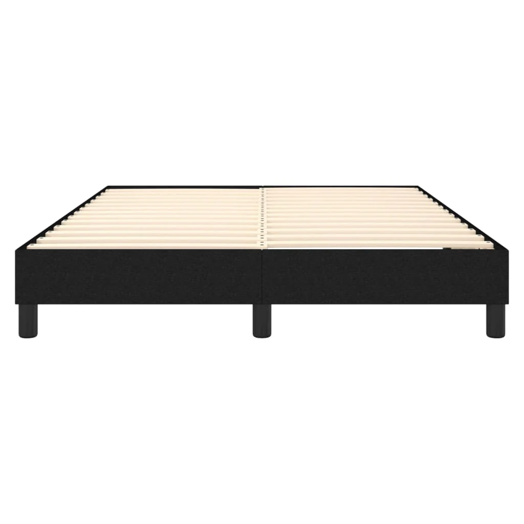 Boxspring sengeramme 140x200 cm stof sort - Image 5