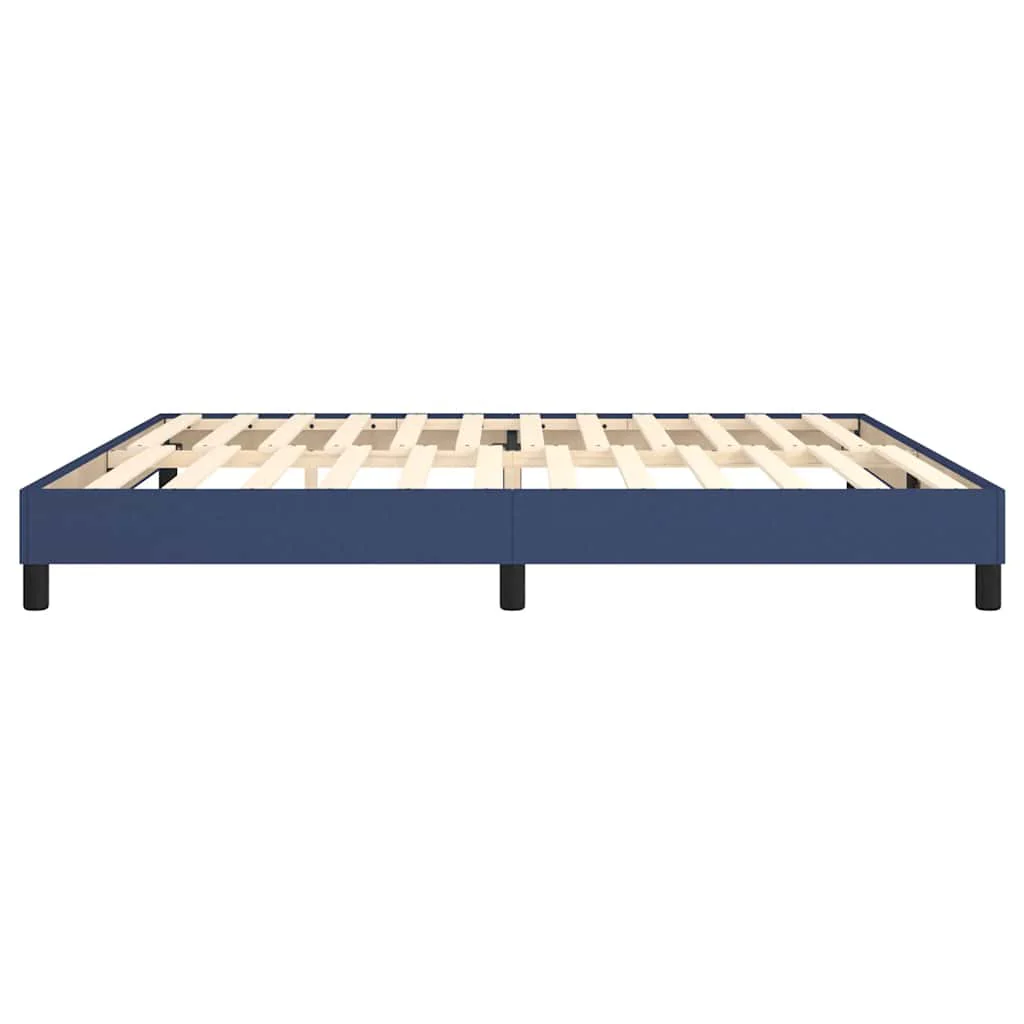 Boxspring sengeramme 200x200 cm stof blå - Image 6