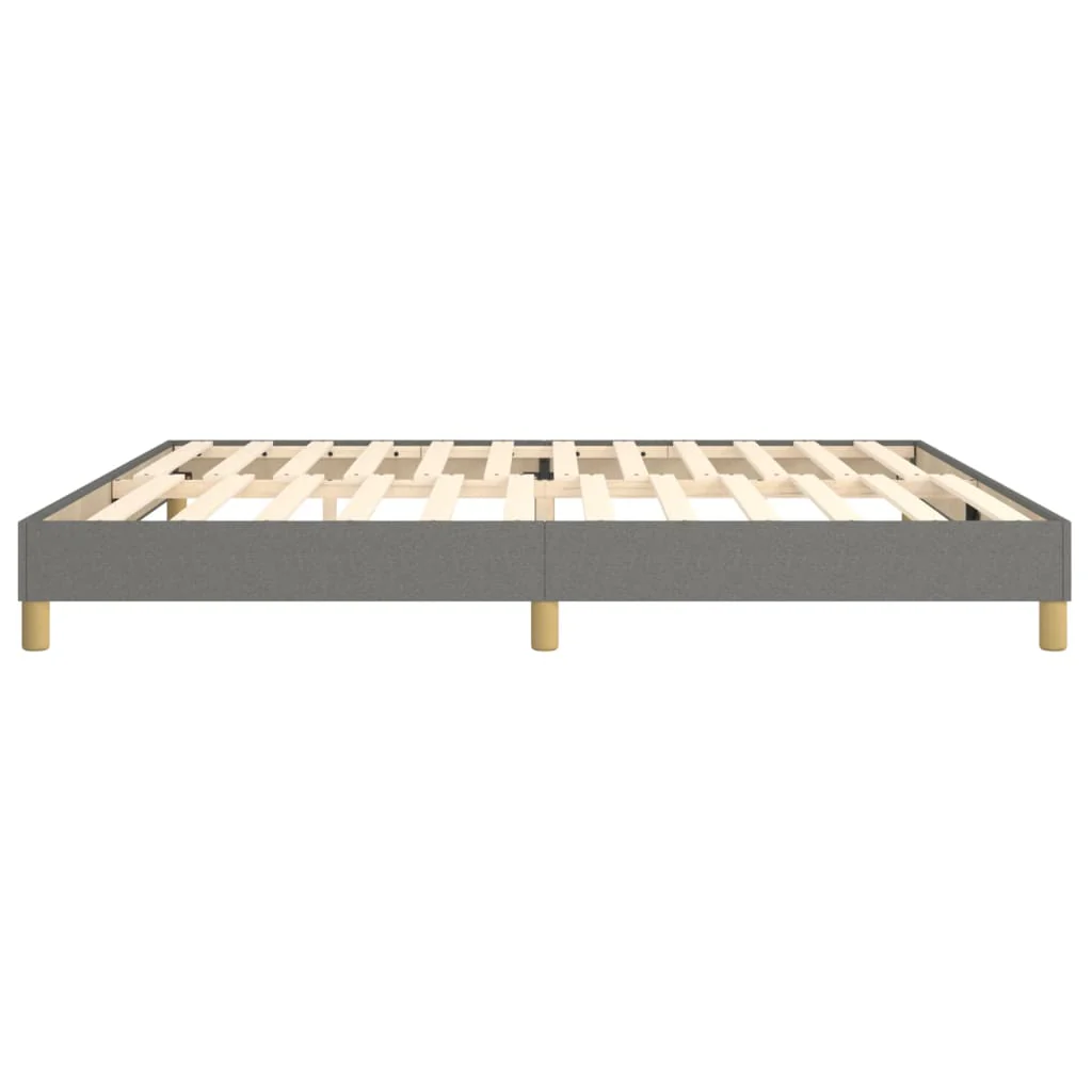 Boxspring sengeramme 200x200 cm stof mørkegrå - Image 6