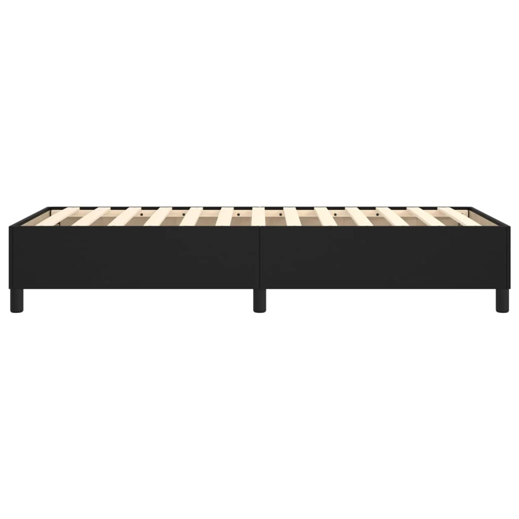 Boxspring sengeramme 80x200 cm kunstlæder sort - Image 6