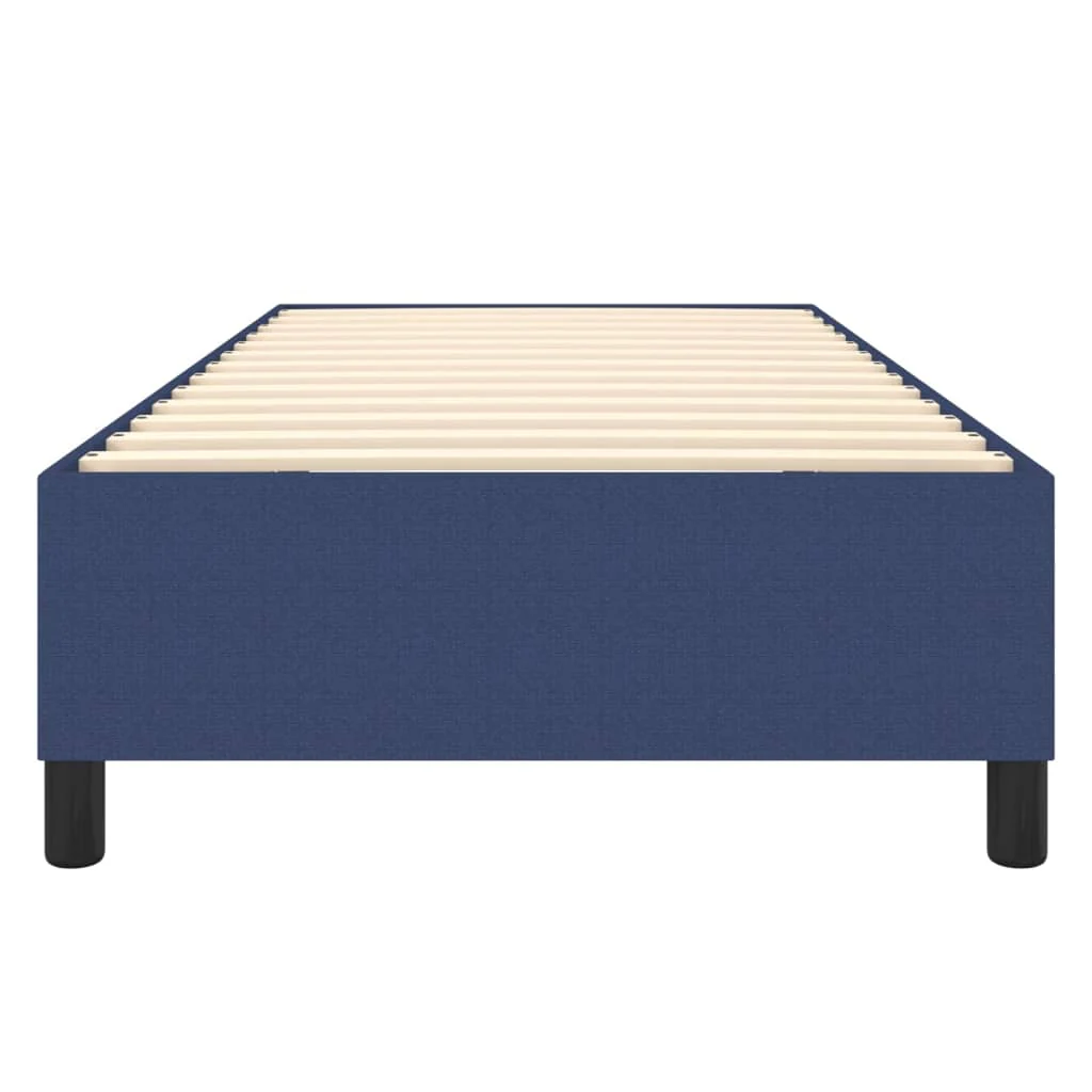 Boxspring sengeramme 90x190 cm stof blå - Image 5