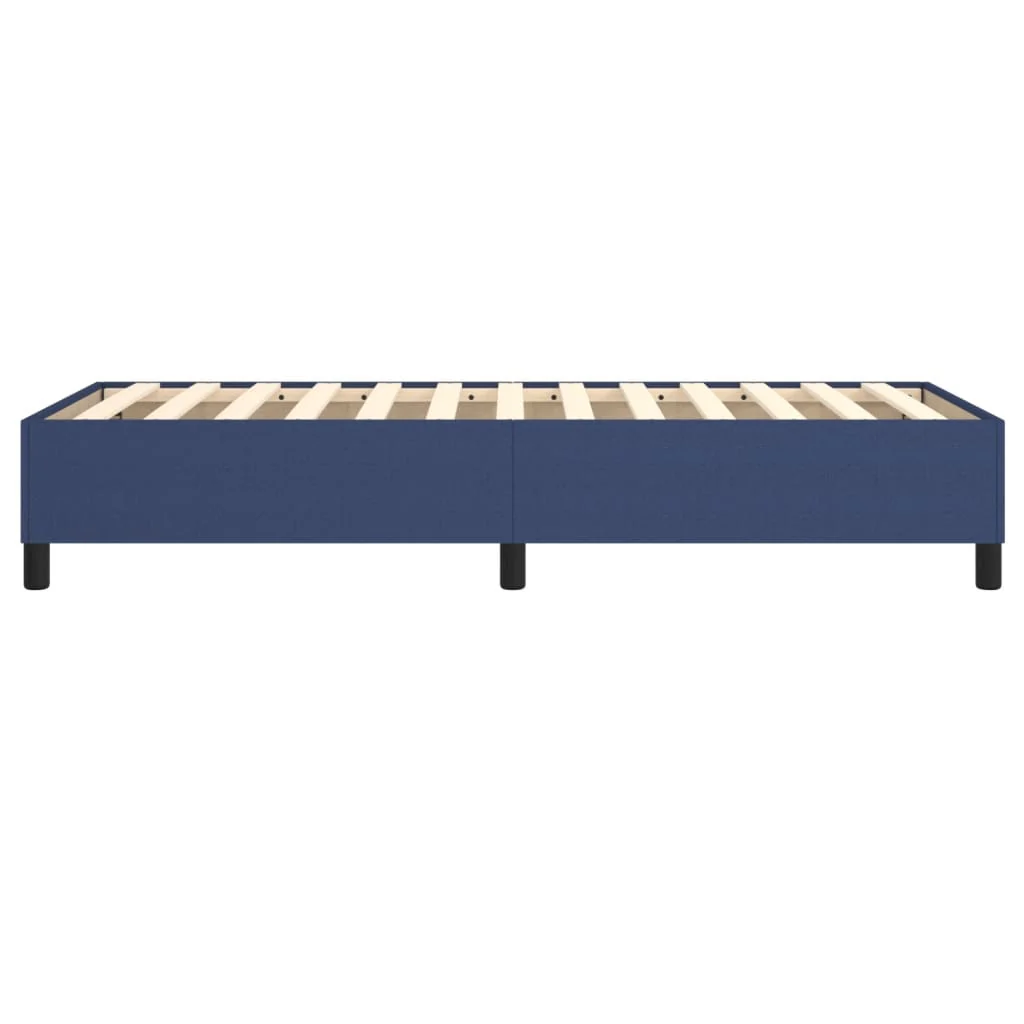 Boxspring sengeramme 90x190 cm stof blå - Image 6
