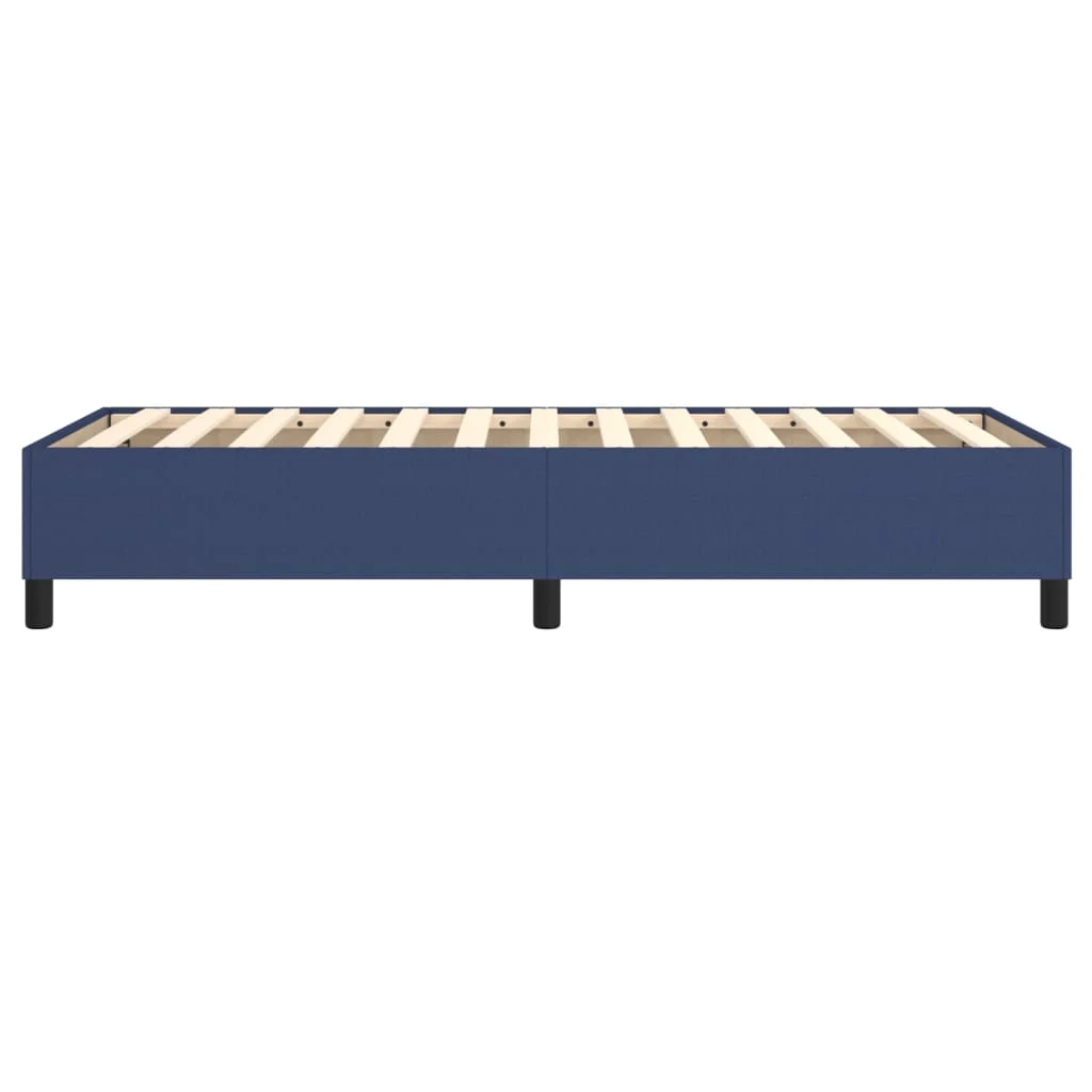 Boxspring sengeramme 90x200 cm stof blå - Image 6