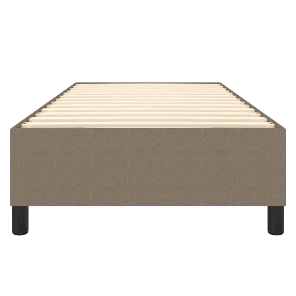 Boxspring sengeramme 90x200 cm stof gråbrun - Image 5