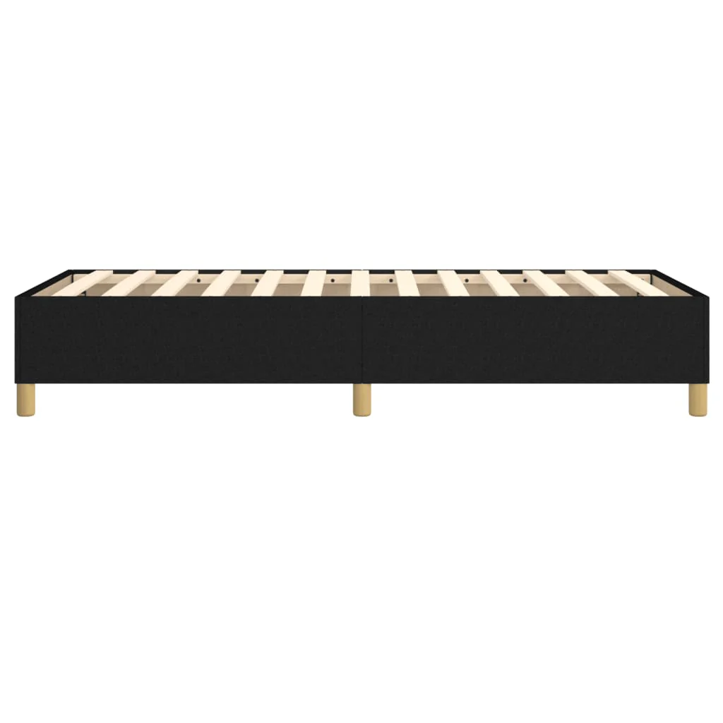 Boxspring sengeramme 90x200 cm stof sort - Image 6
