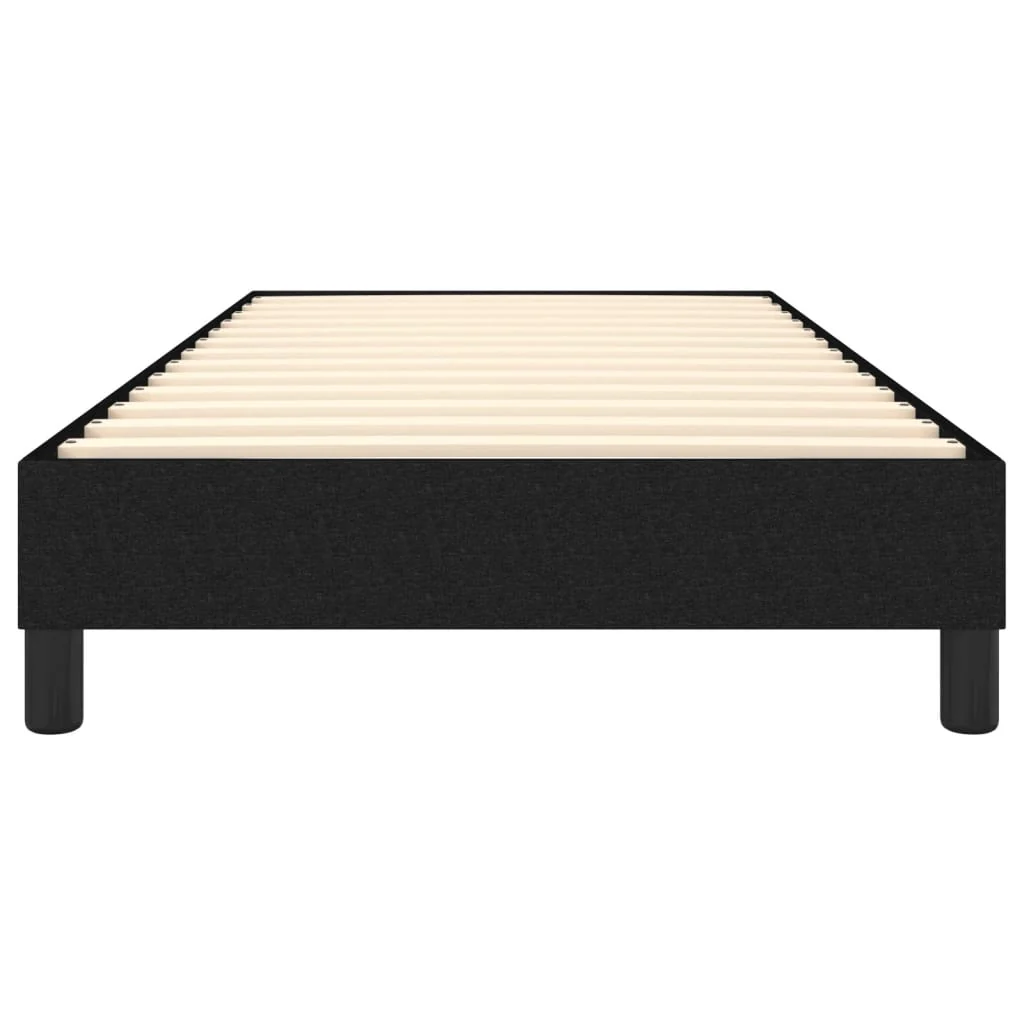 Boxspring sengeramme 90x200 cm stof sort - Image 5