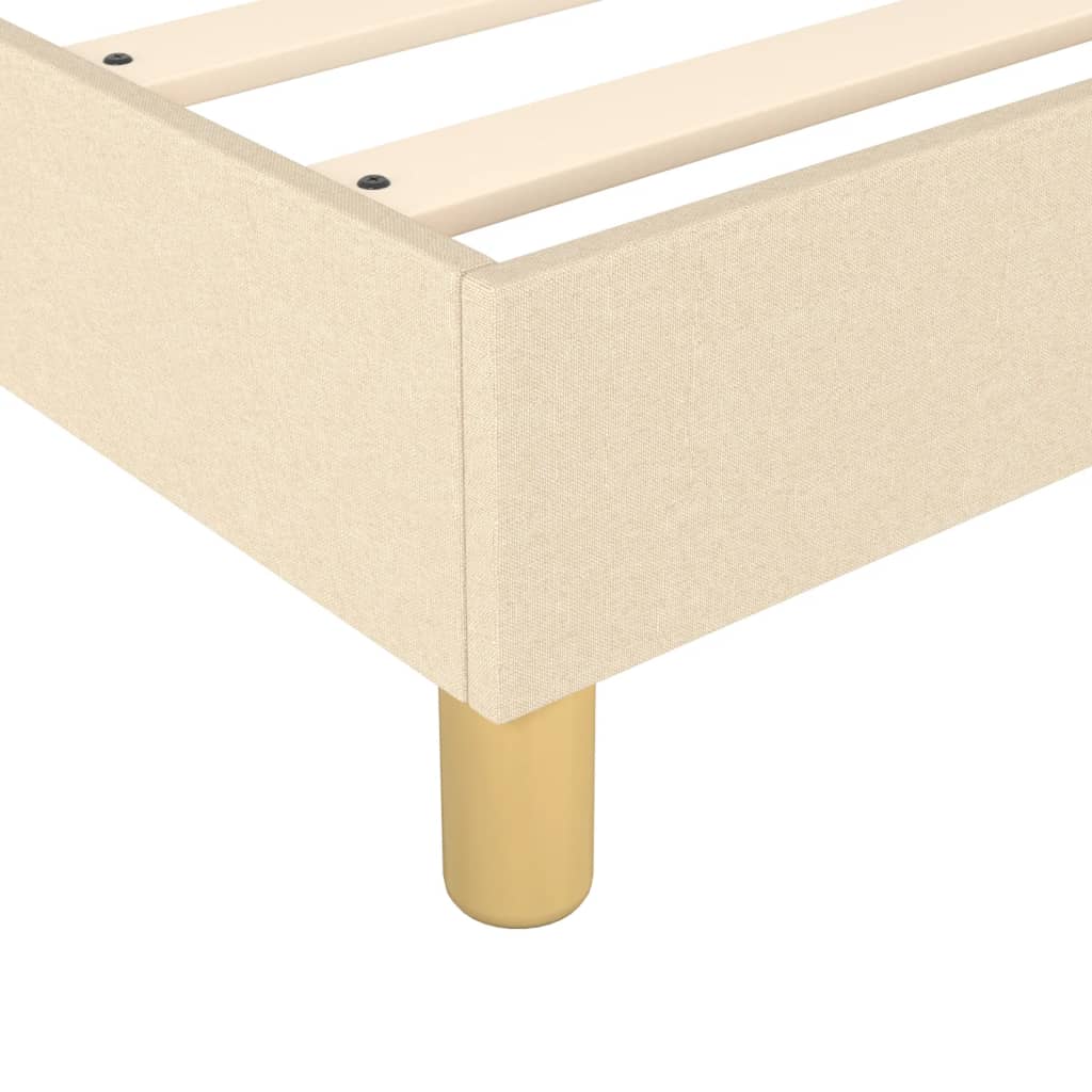 Boxspring sengeramme Creme 100x200 cm Stof - Image 7