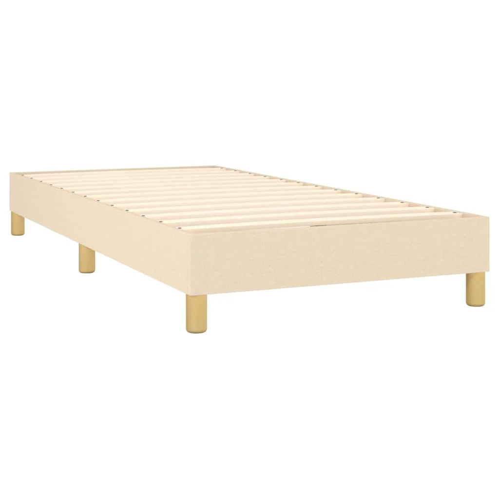 Boxspring sengeramme Creme 100x200 cm Stof - Image 4