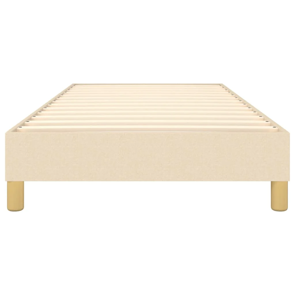 Boxspring sengeramme Creme 100x200 cm Stof - Image 5