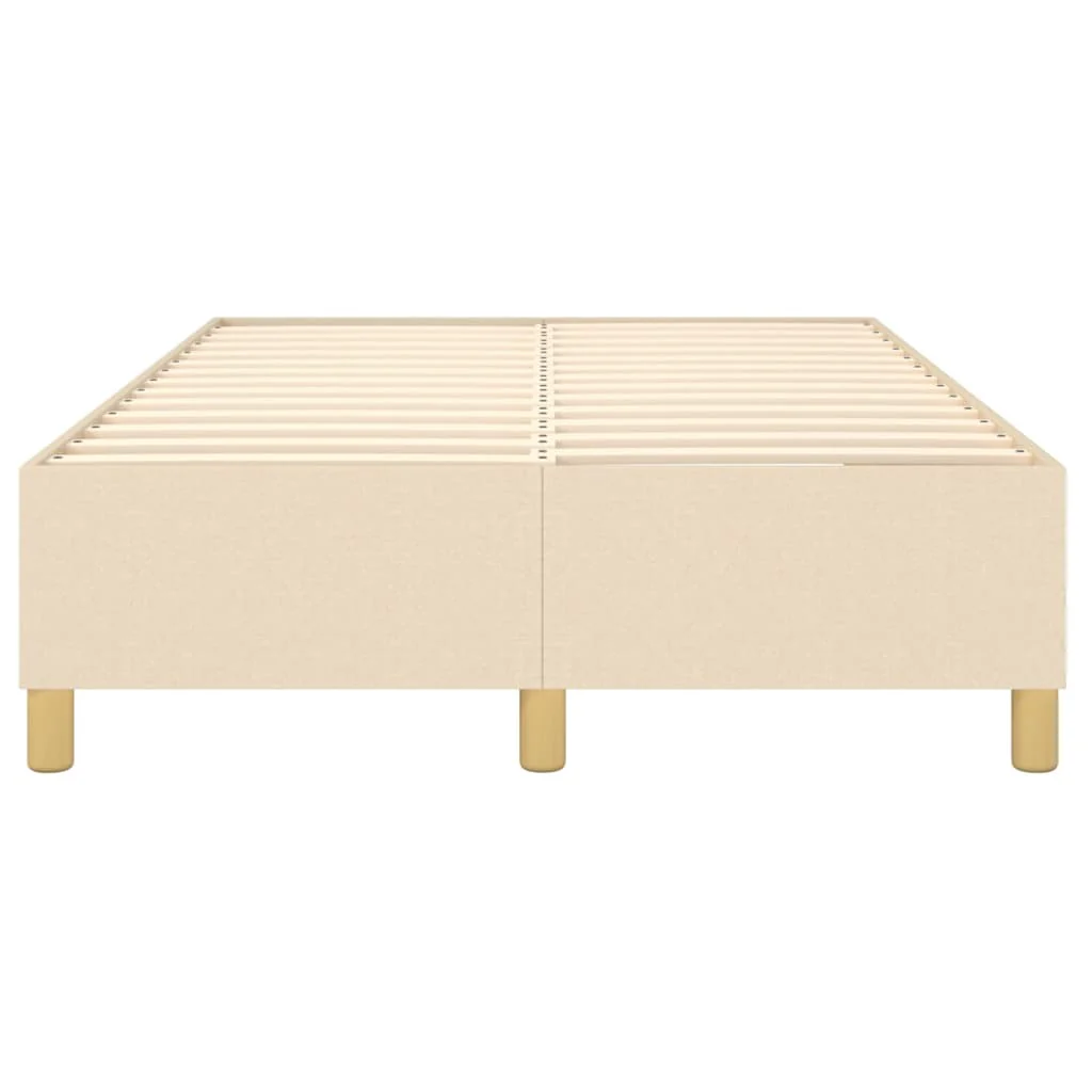 Boxspring sengeramme Creme 120x200 cm Stof - Image 5