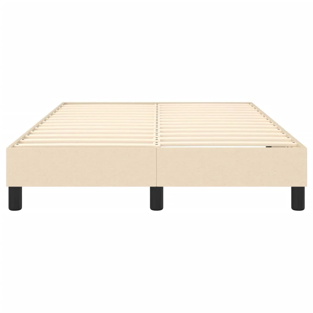 Boxspring sengeramme Creme 120x200 cm Stof - Image 5