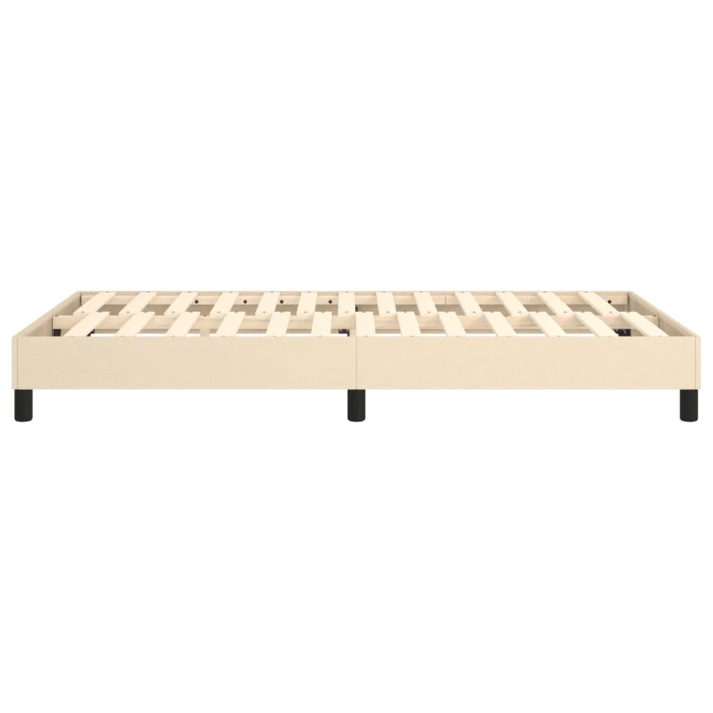Boxspring sengeramme Creme 120x200 cm Stof - Image 6