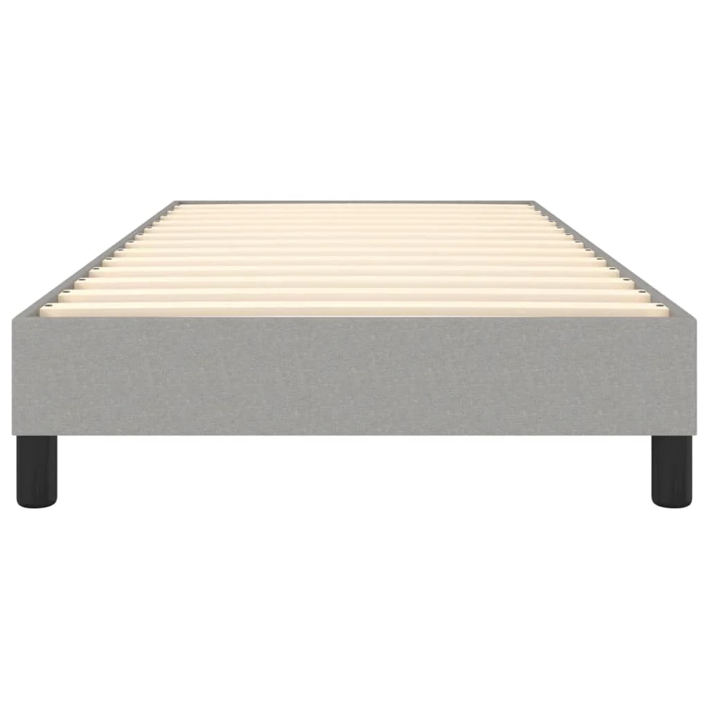 Boxspring sengeramme Lysegrå 100x200 cm Stof - Image 5