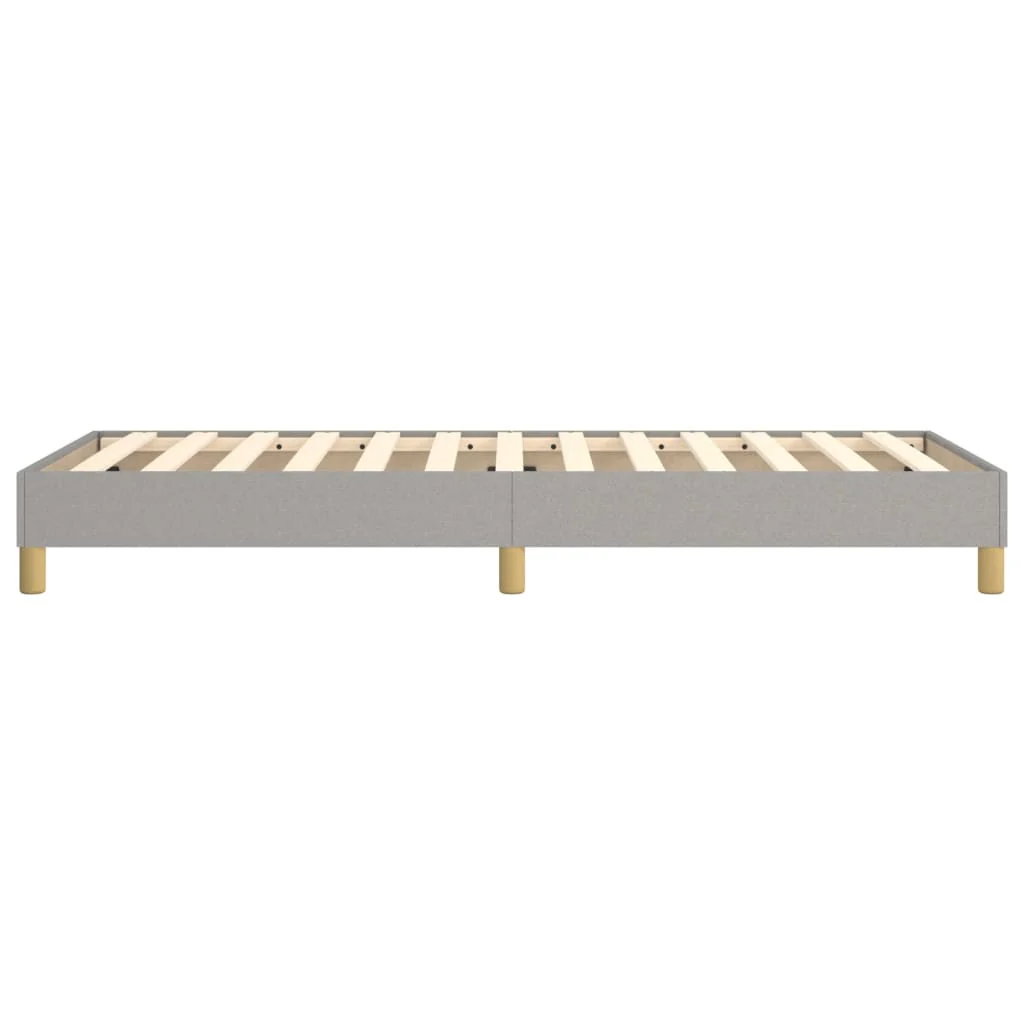 Boxspring sengeramme Lysegrå 100x200 cm Stof - Image 6