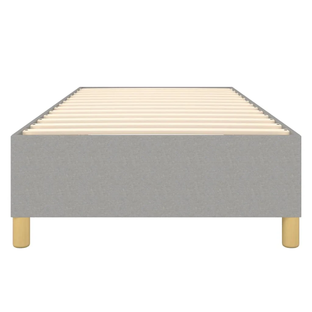 Boxspring sengeramme Lysegrå 80x200 cm Stof - Image 5