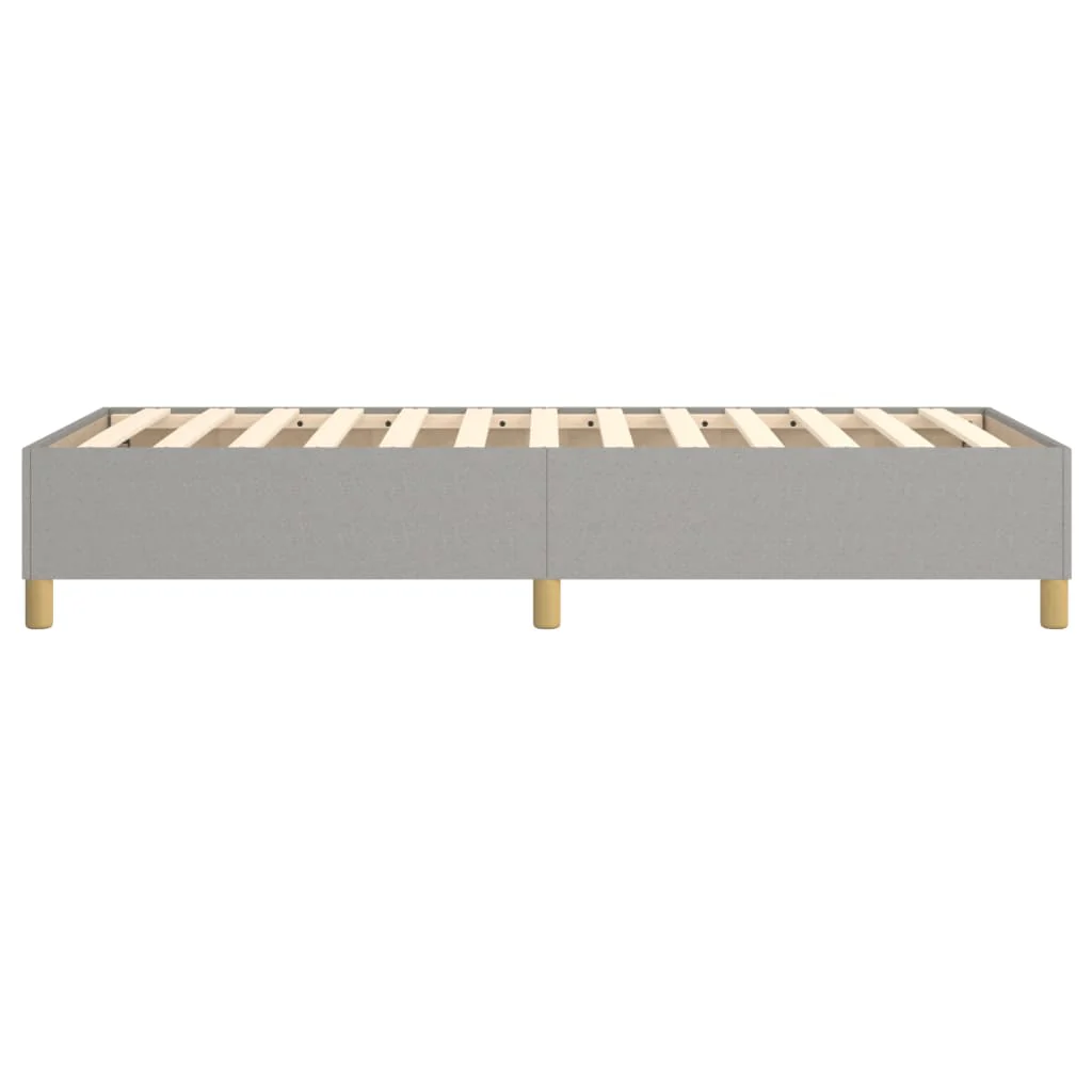 Boxspring sengeramme Lysegrå 80x200 cm Stof - Image 6