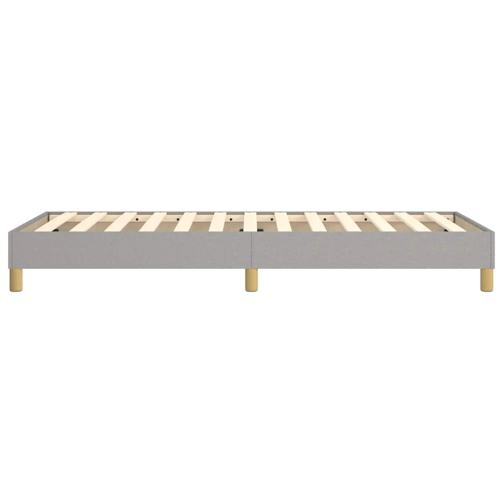 Boxspring sengeramme Lysegrå 80x200 cm Stof - Image 6