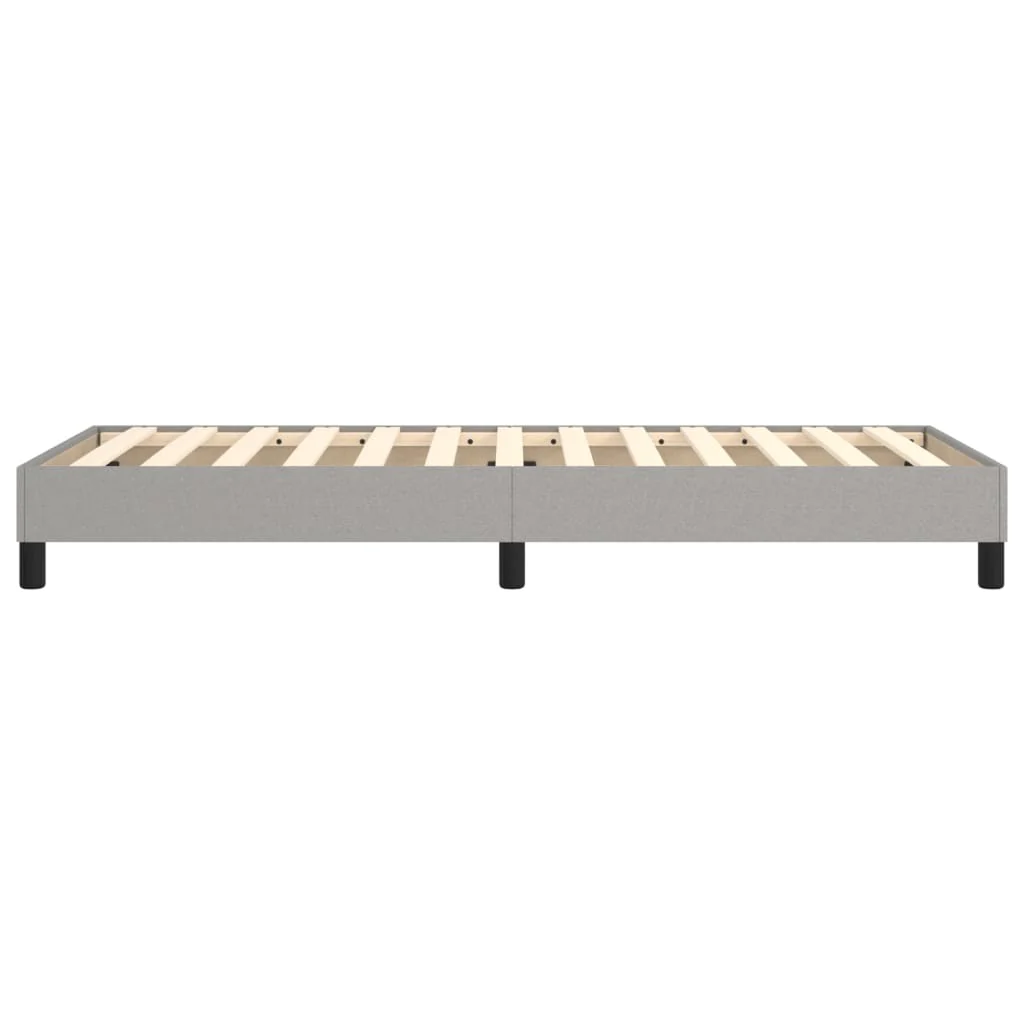 Boxspring sengeramme Lysegrå 90x190 cm Stof - Image 6