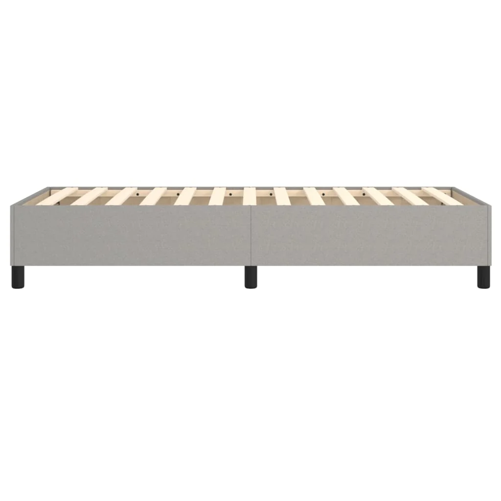 Boxspring sengeramme Lysegrå 90x190 cm Stof - Image 6