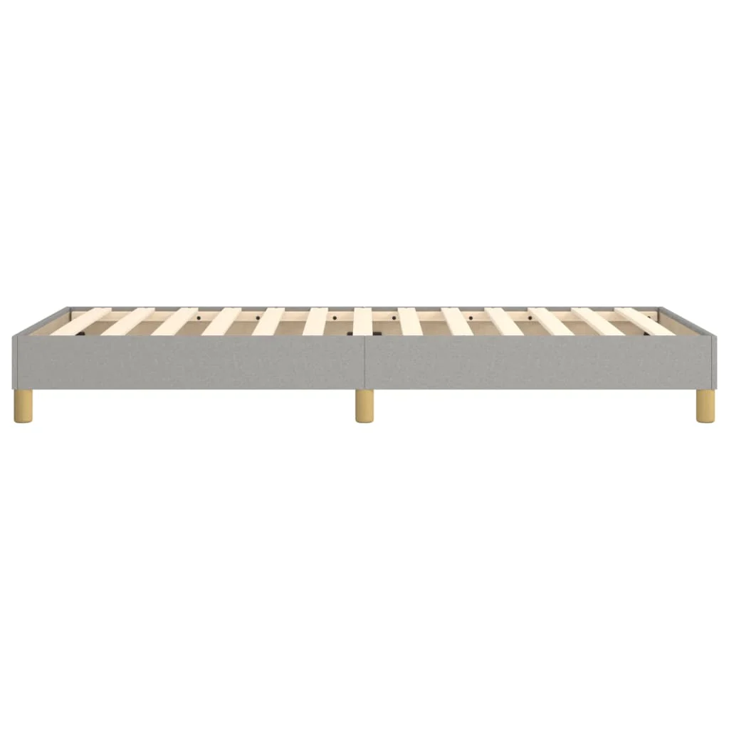 Boxspring sengeramme Lysegrå 90x190 cm Stof - Image 6