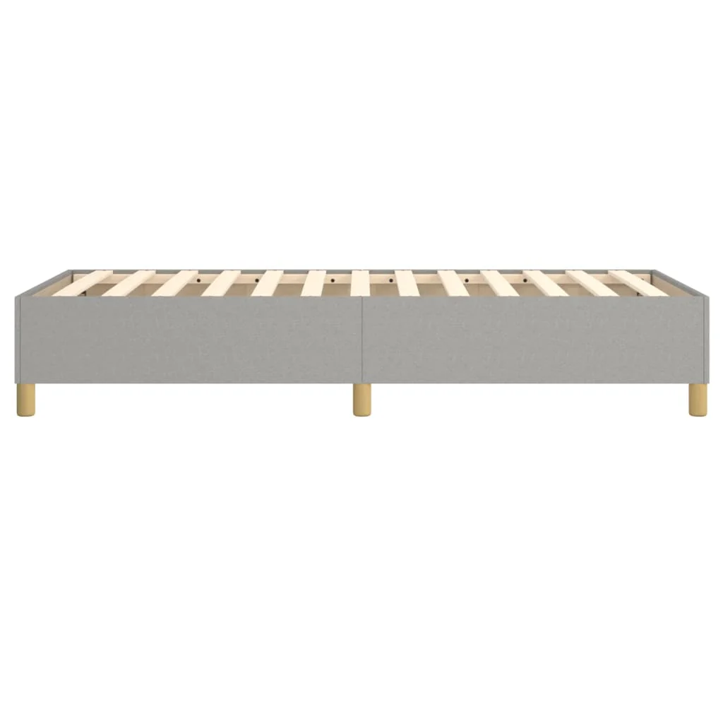 Boxspring sengeramme Lysegrå 90x200 cm Stof - Image 6