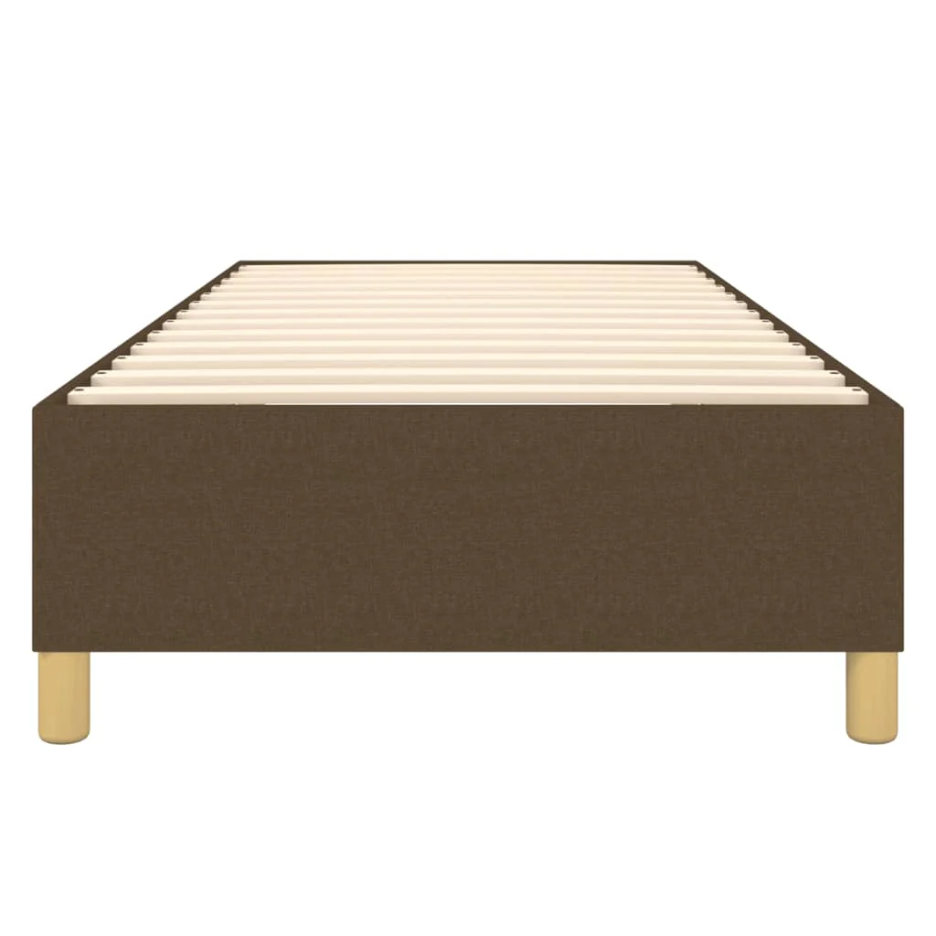 Boxspring sengeramme Mørkebrun 100x200 cm Stof - Image 5
