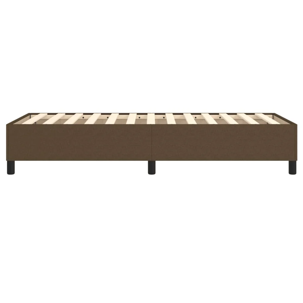 Boxspring sengeramme Mørkebrun 100x200 cm Stof - Image 6
