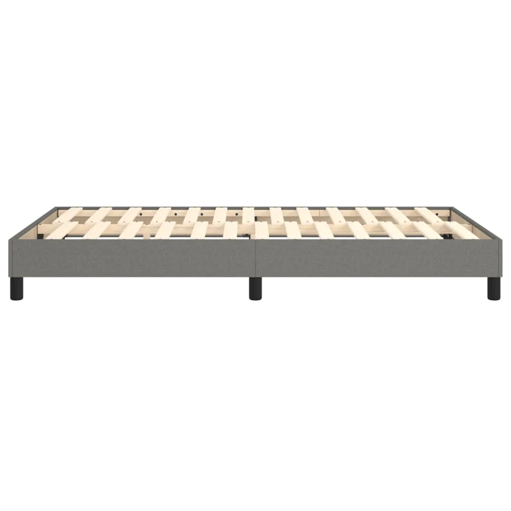 Boxspring sengeramme Mørkegrå 120x200 cm Stof - Image 6