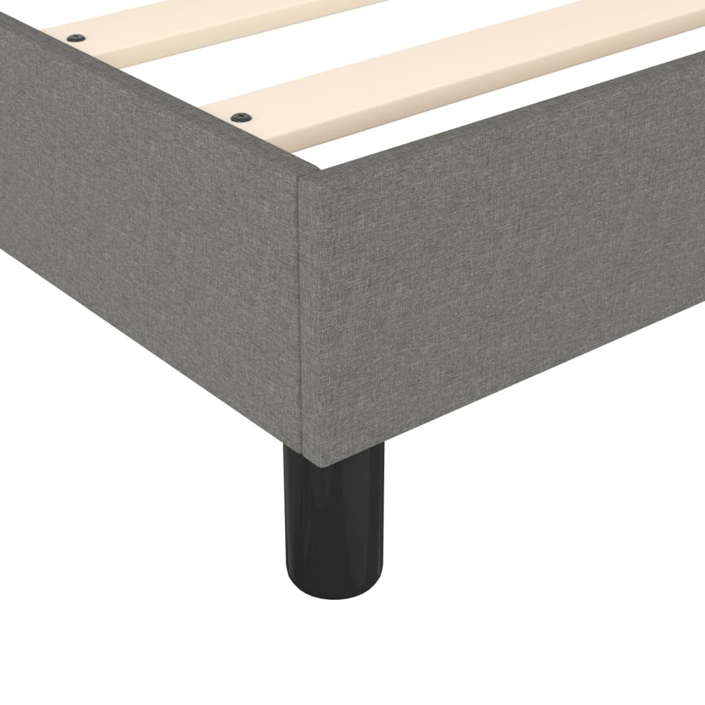 Boxspring sengeramme Mørkegrå 120x200 cm Stof - Image 7
