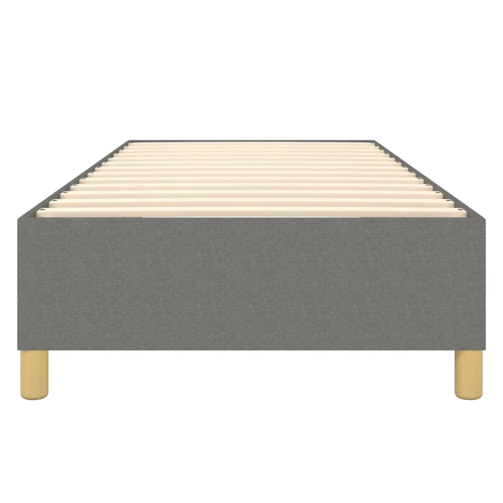 Boxspring sengeramme Mørkegrå 80x200 cm Stof - Image 5