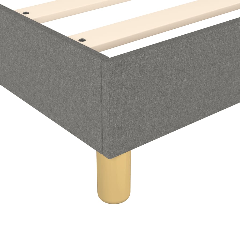 Boxspring sengeramme Mørkegrå 80x200 cm Stof - Image 7