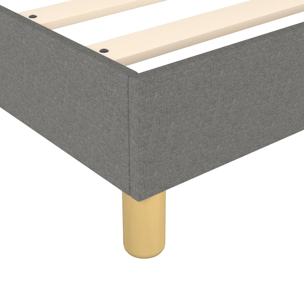 Boxspring sengeramme Mørkegrå 90x200 cm Stof - Image 7