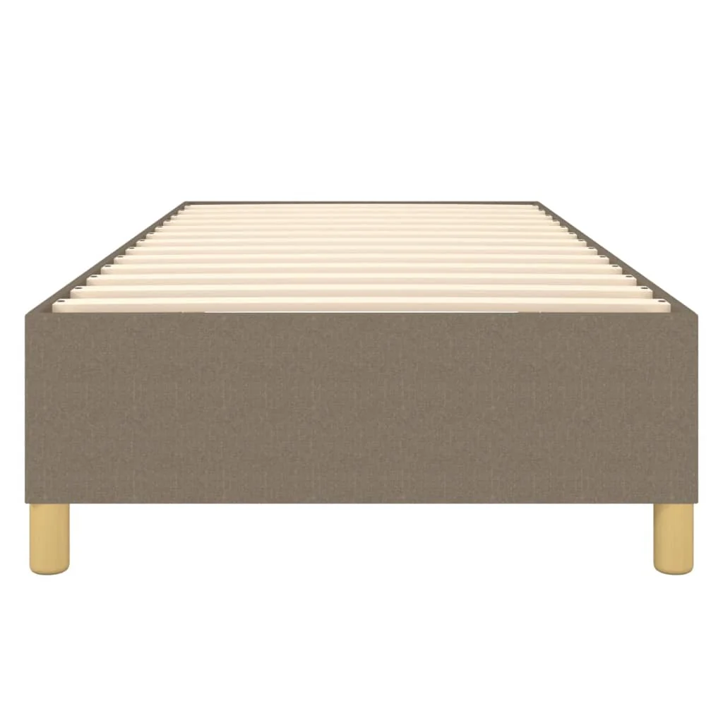 Boxspring sengeramme Taupe 100x200 cm Stof - Image 5