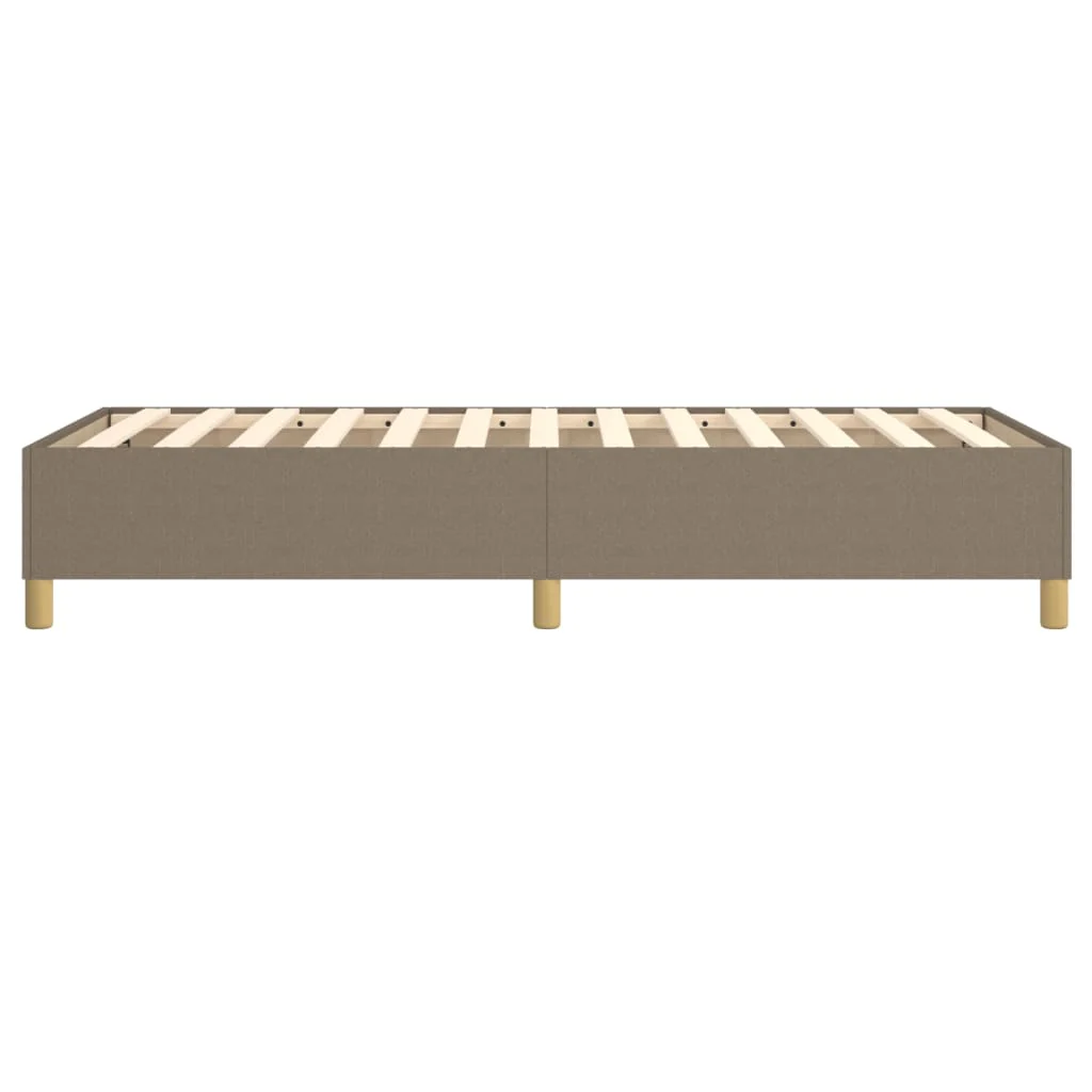 Boxspring sengeramme Taupe 100x200 cm Stof - Image 6