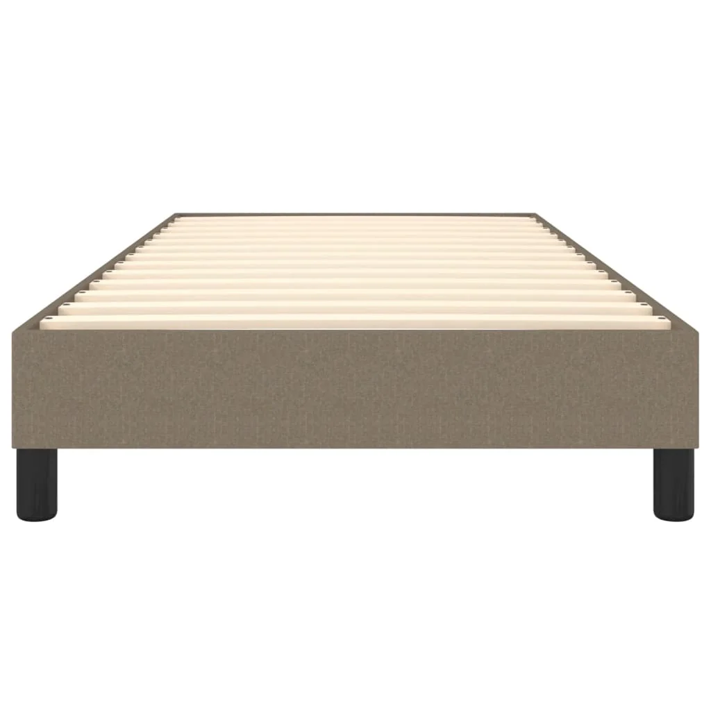 Boxspring sengeramme Taupe 100x200 cm Stof - Image 5