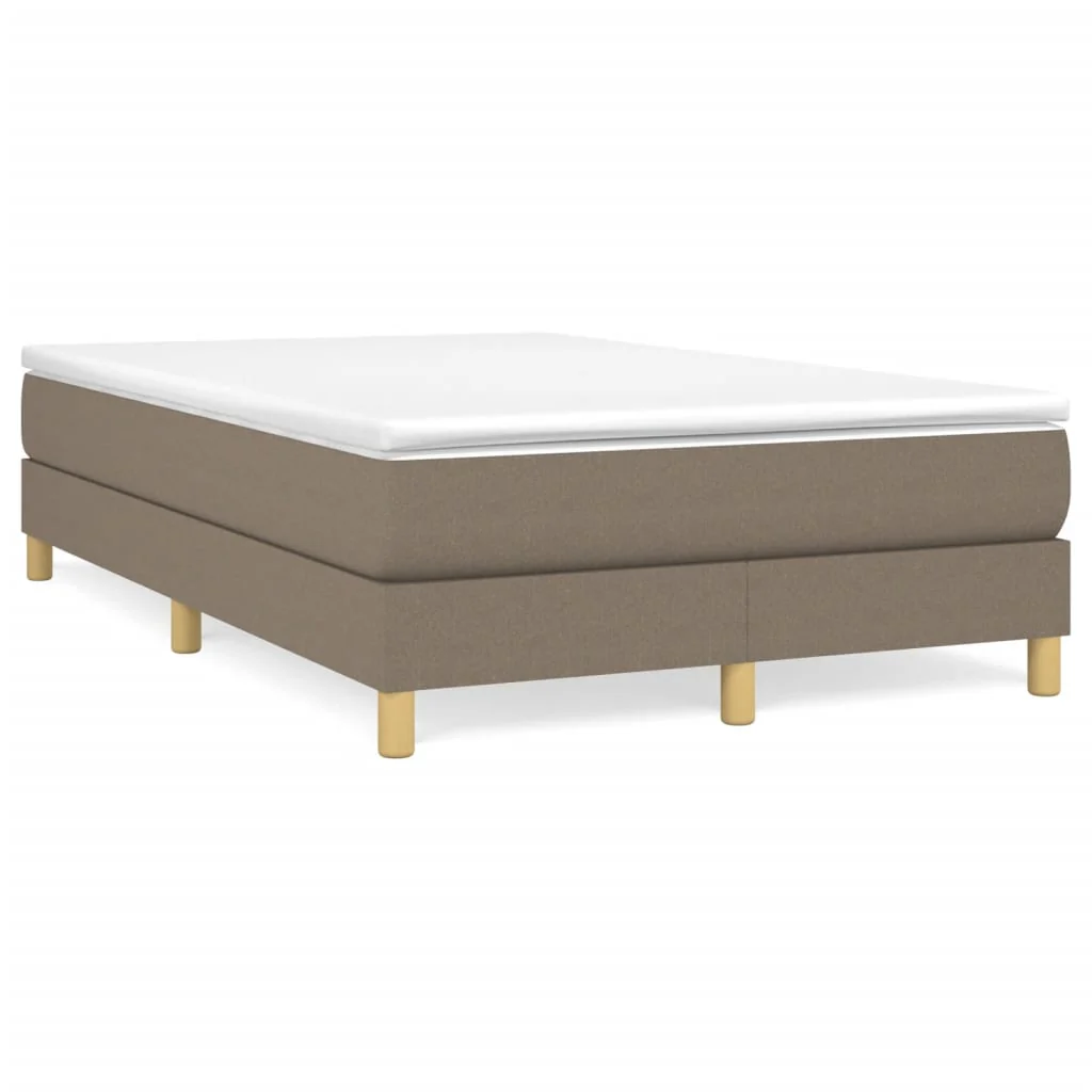 Boxspring sengeramme Taupe 120x200 cm Stof - Image 2