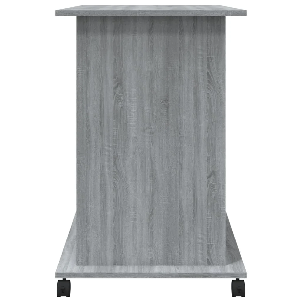 computerbord 80x50x75 cm konstrueret træ grå sonoma-eg - Image 7