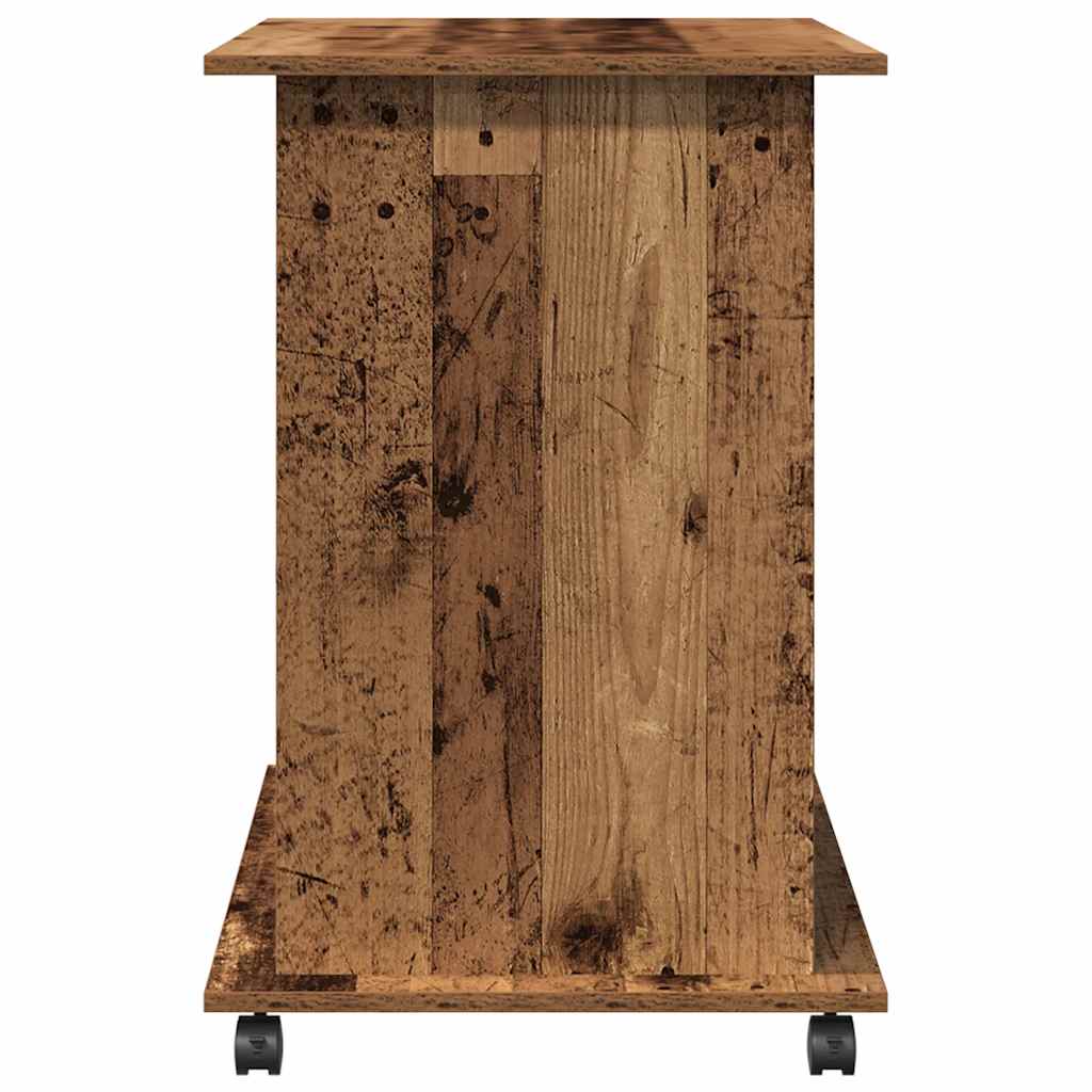 computerbord 80x50x75 cm spånplade antikt træ - Image 5