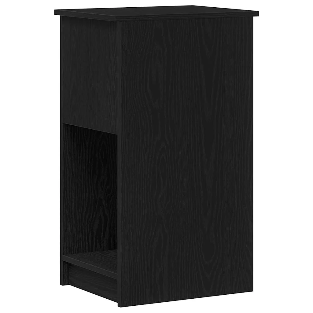 computertårnstativ med skuffe 35x45x77 cm sort - Image 7