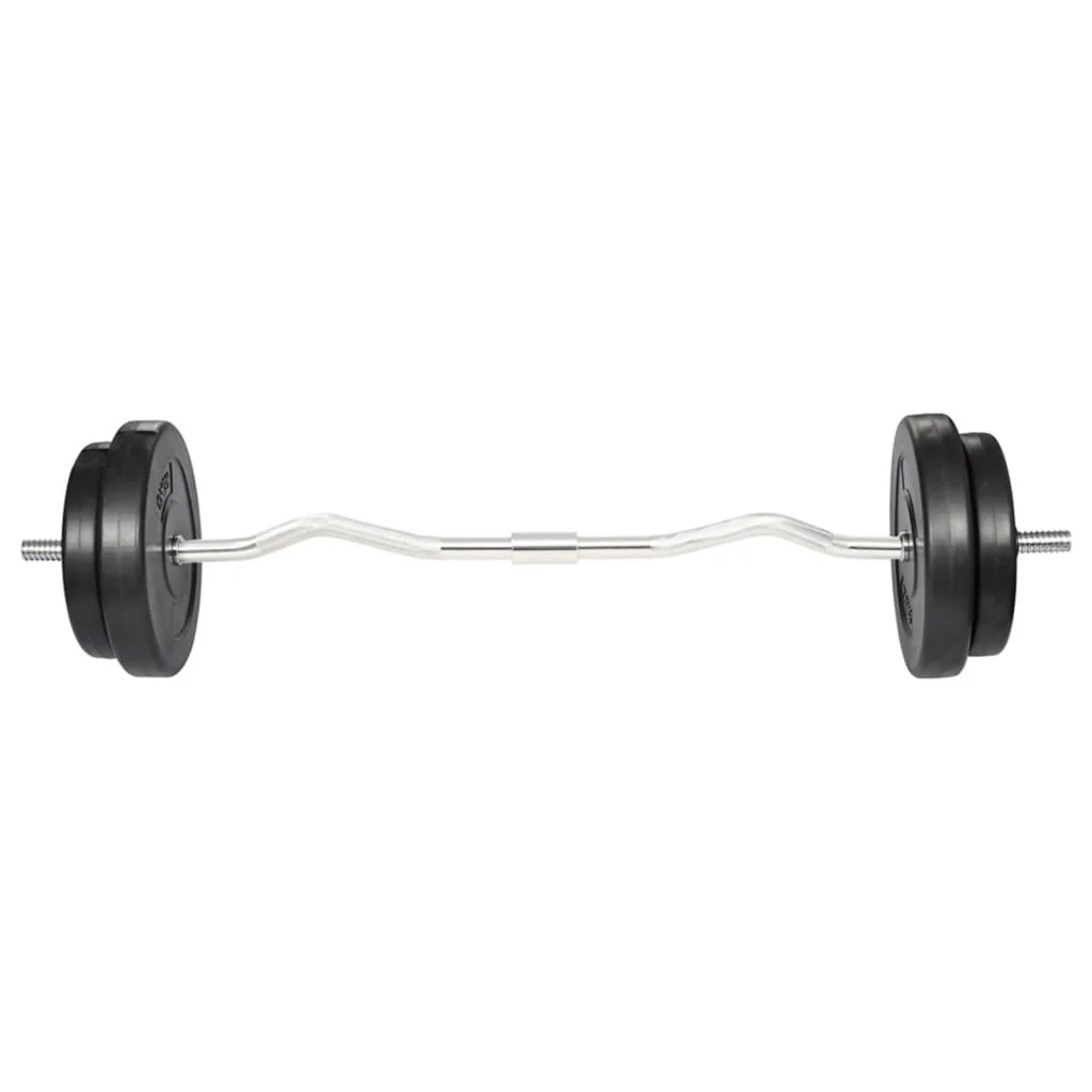 curlstang med vægte 30 kg - Image 2