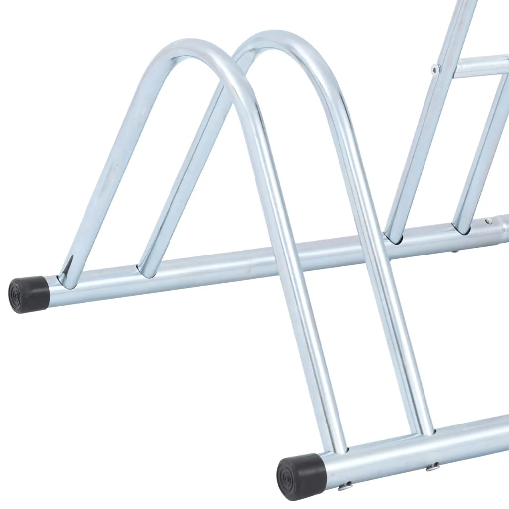 cykelstativ til 4 cykler fritstående galvaniseret stål - Image 7