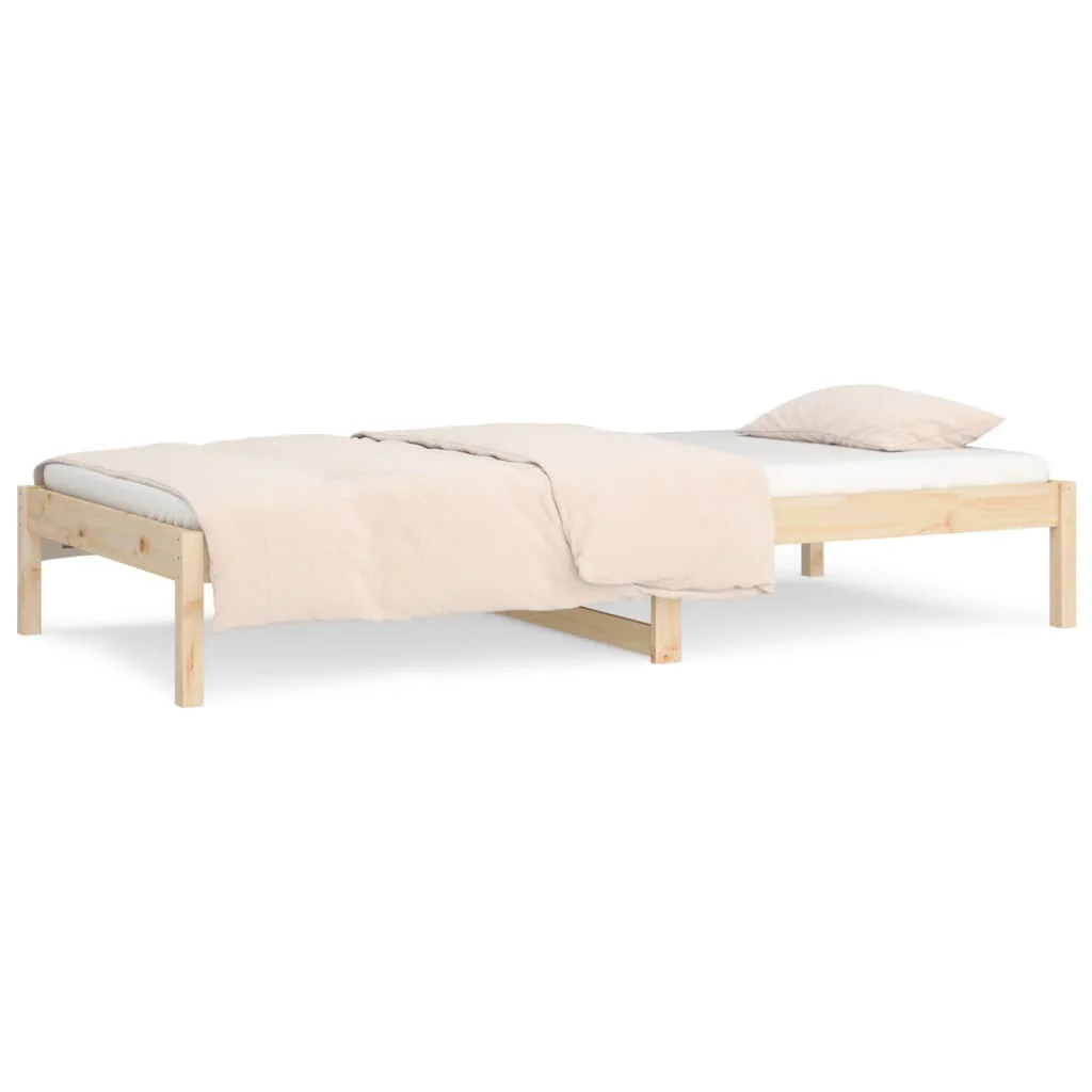 daybed 90x190 cm Single massivt fyrretræ - Image 5