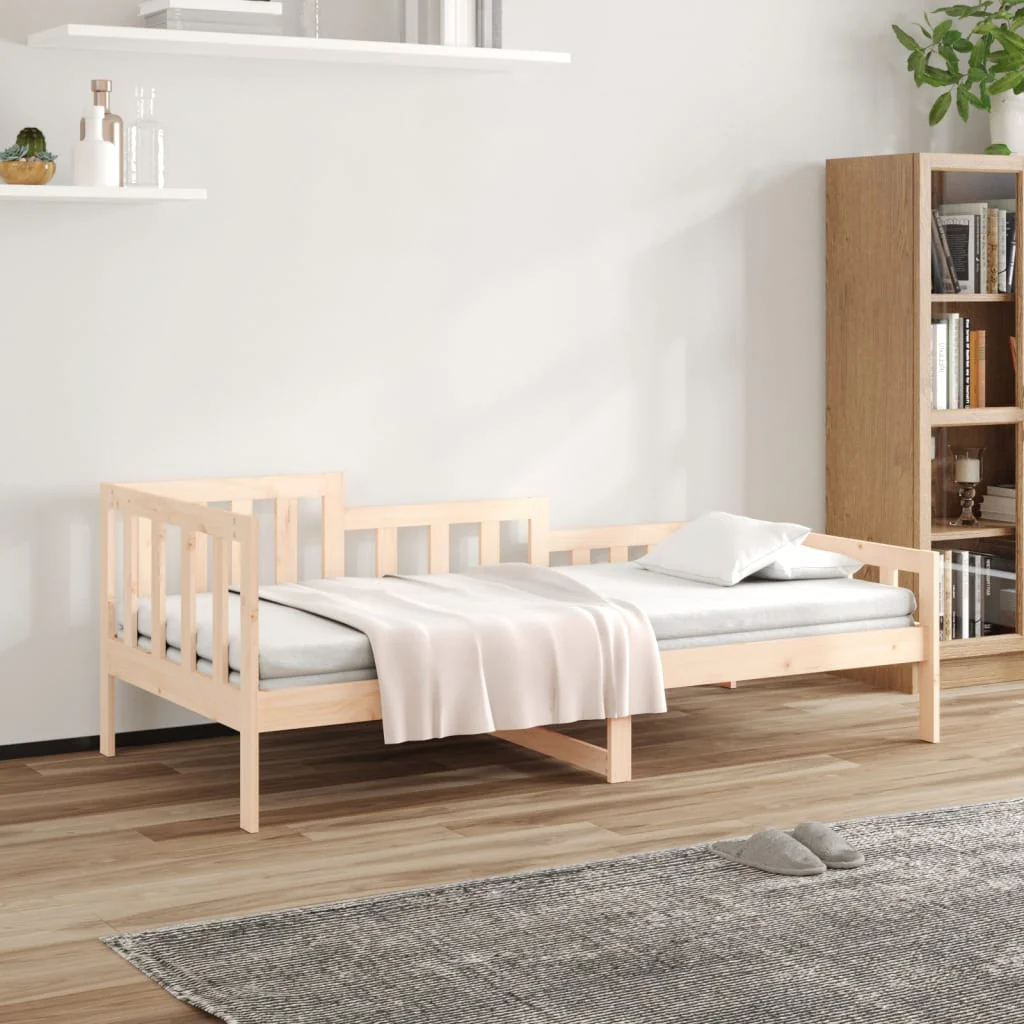 daybed uden madras 90x190 cm massivt fyrretræ