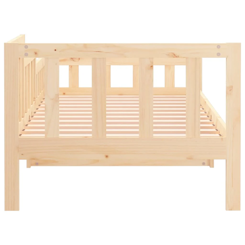 daybed uden madras 90x190 cm massivt fyrretræ - Image 8