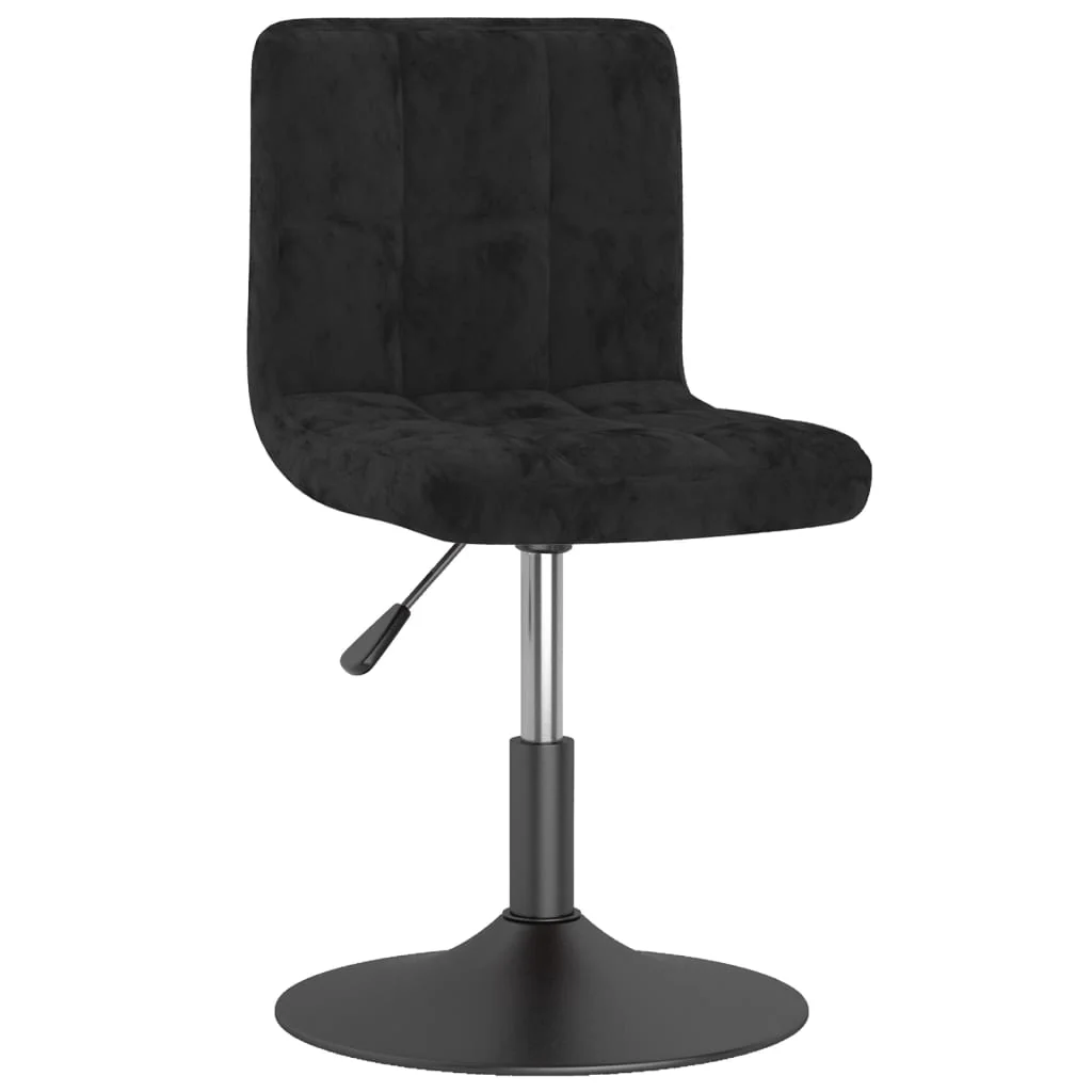 drejelig barstol fløjl sort - Image 2