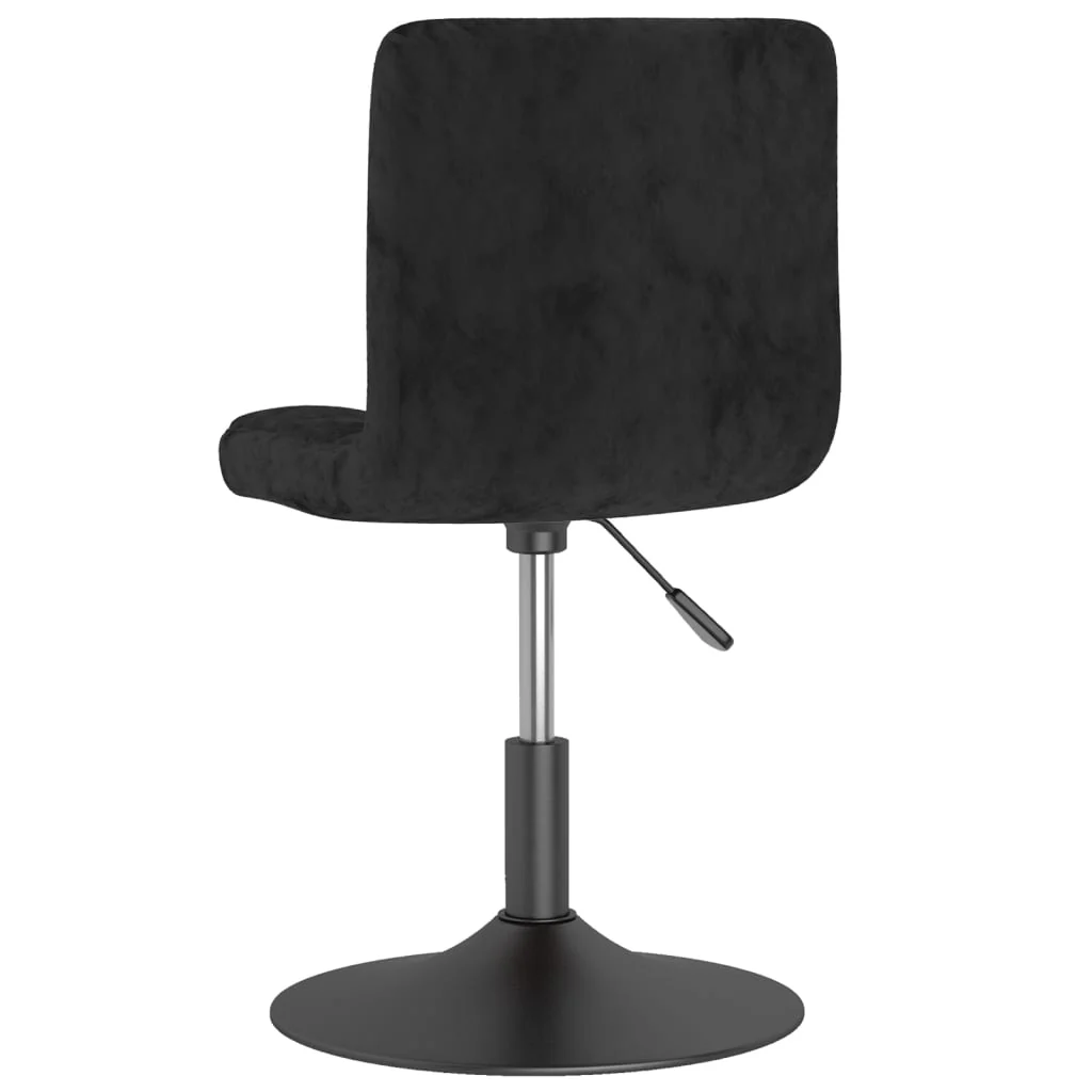 drejelig barstol fløjl sort - Image 5