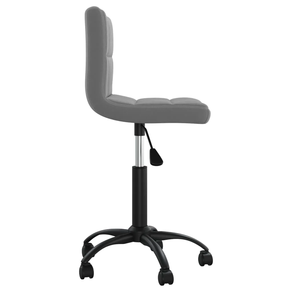drejelig kontorstol fløjl mørkegrå - Image 4